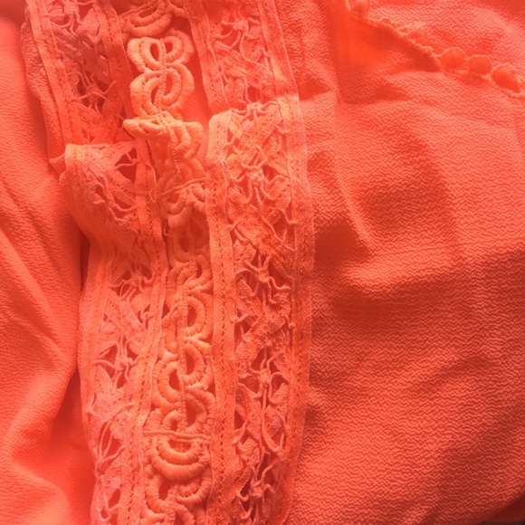 Neon Coral Romper 🔥 - Picture 4 of 5